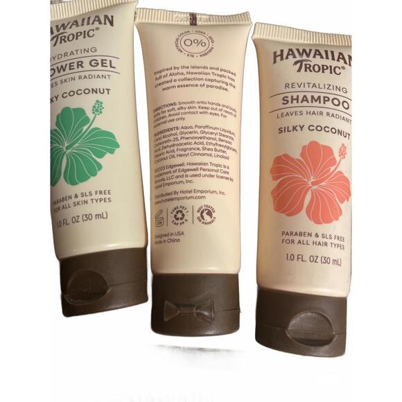 Hawaiian Tropic Silky Body Travel Gift Set of 4 Beauty New - Picture 4 of 4
